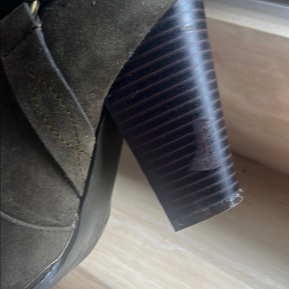 Shoe Dazzle Brown Heeled Boots - Picture 5 of 5